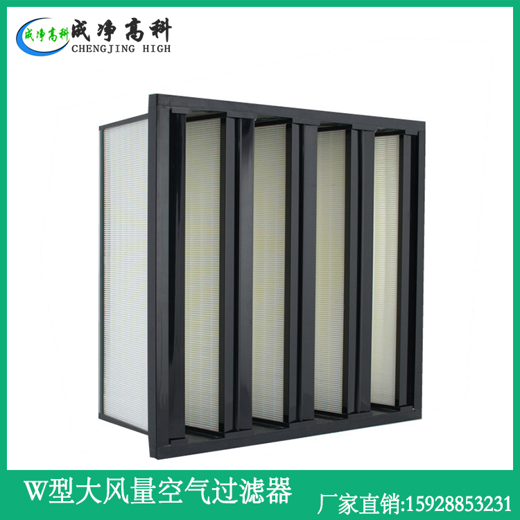 W type and efficient air filter